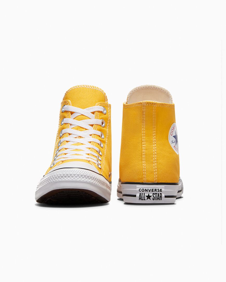 Zapatillas Altas Converse Chuck Taylor All Star Classic Hombre Limón | PE 085WLE